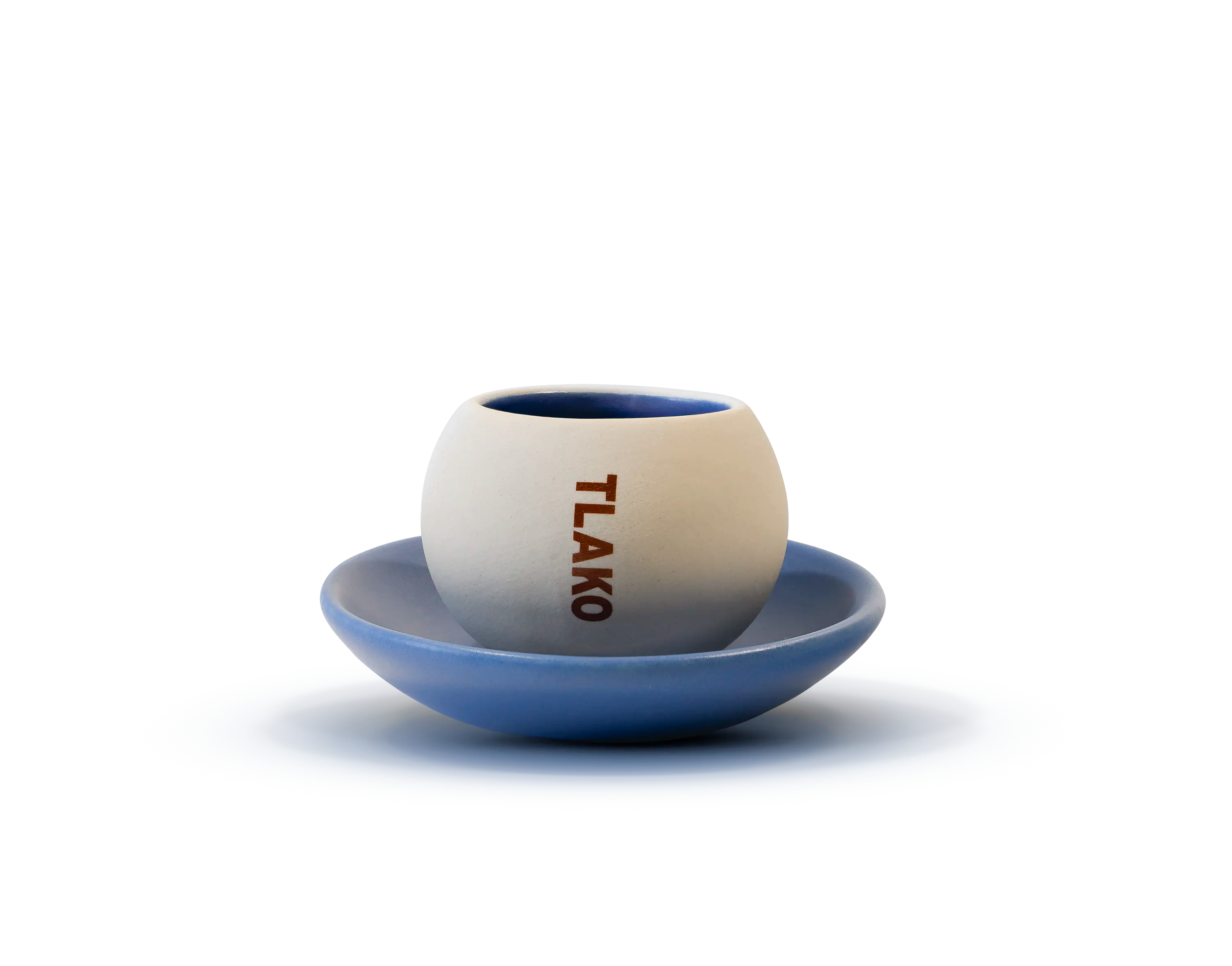 LA SEMILLA & EL VOLCÁN (taza espresso & plato)