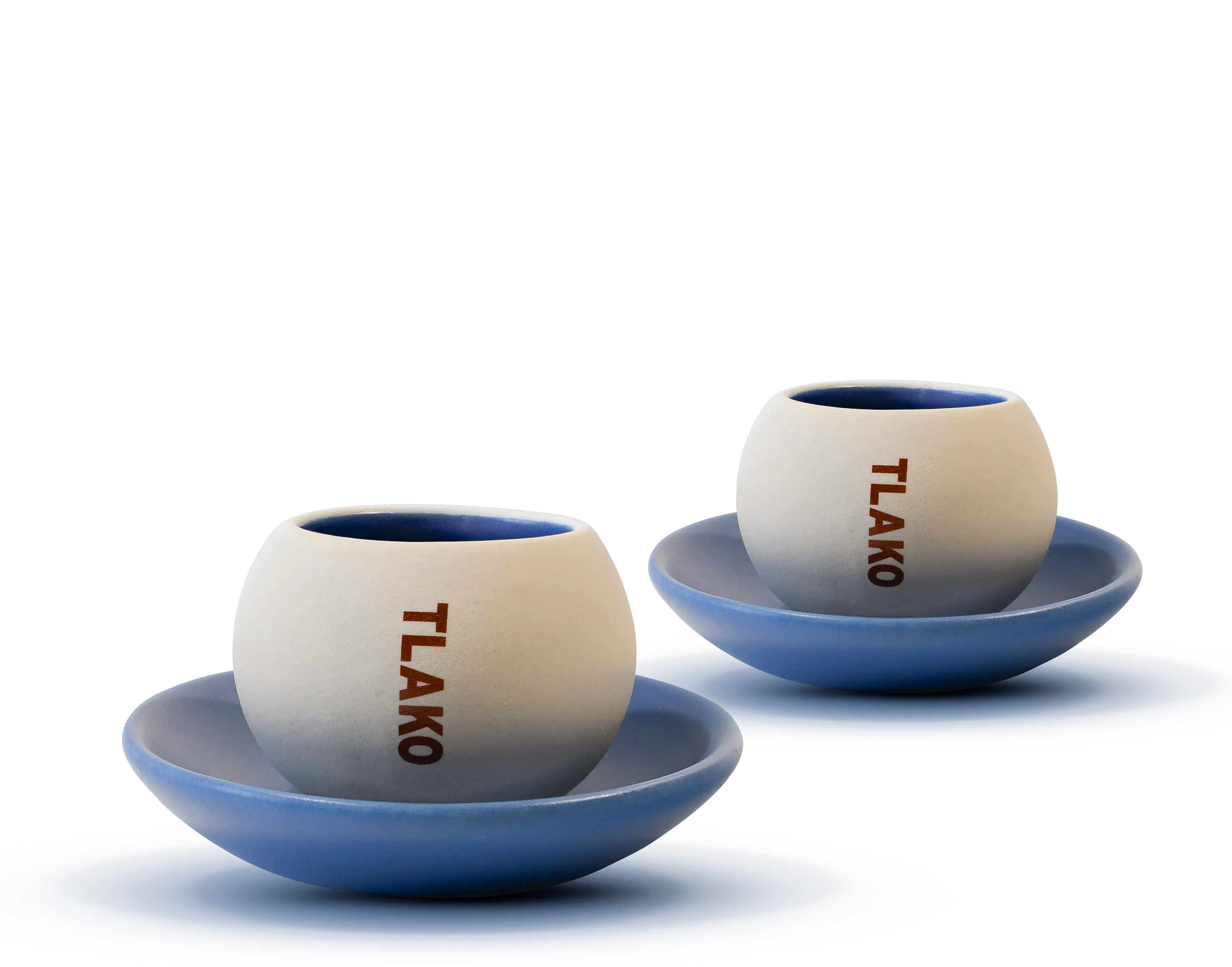 LA SEMILLA & EL VOLCÁN (taza espresso & plato)