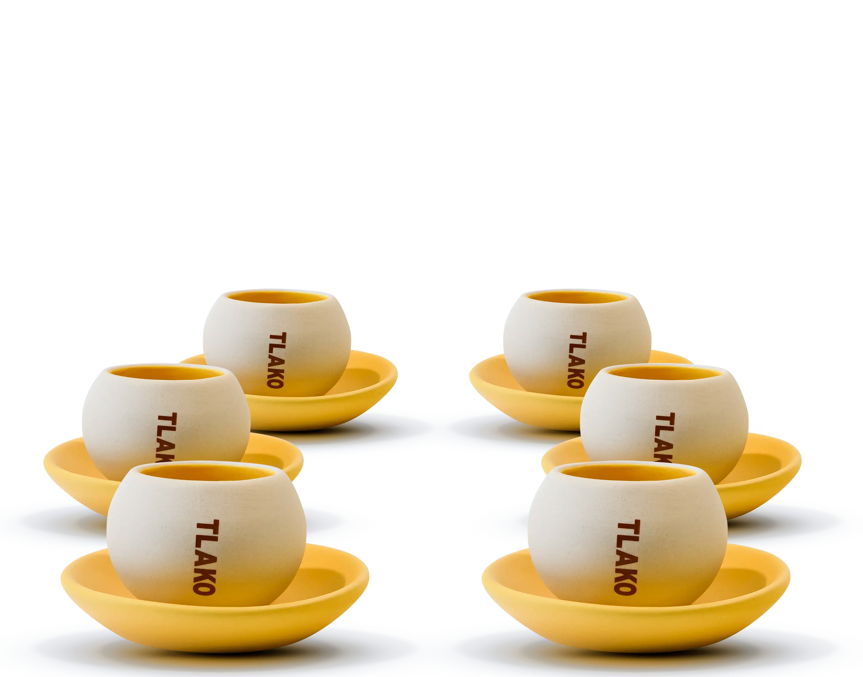 LA SEMILLA & EL VOLCÁN (taza espresso & plato)